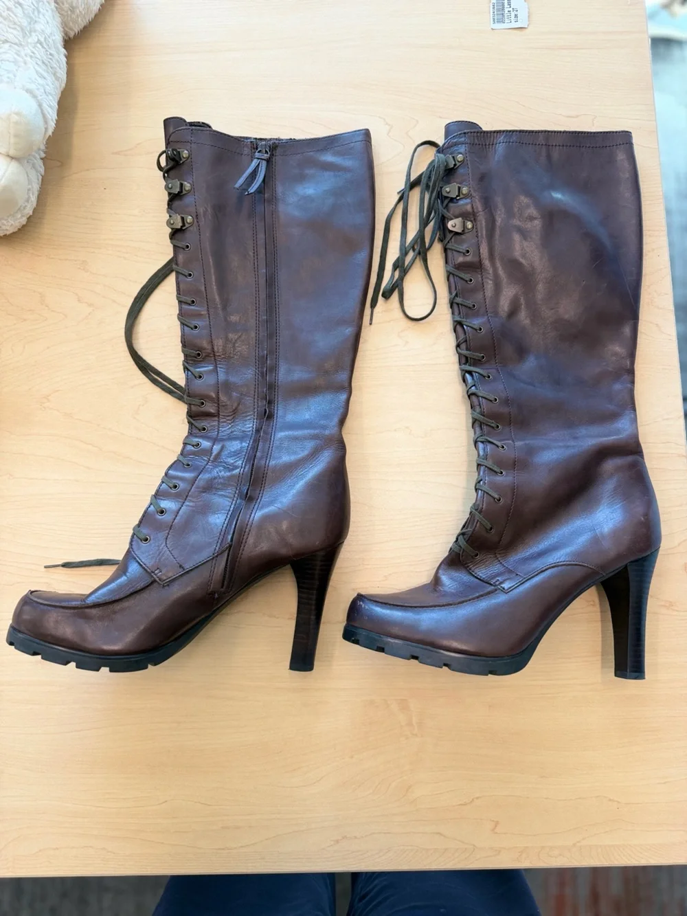 Lauren Ralph Lauren tall leather